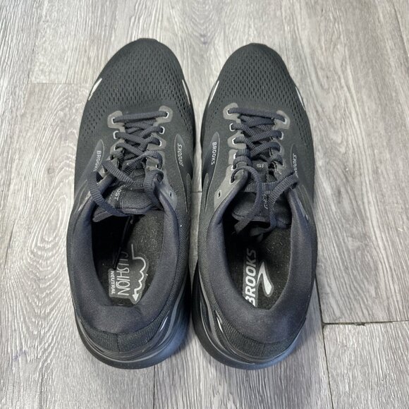 Brooks Ghost 15 Shoes Mens Size 12 2E Wide Black Sneakers Running Athletic Gym main image 5